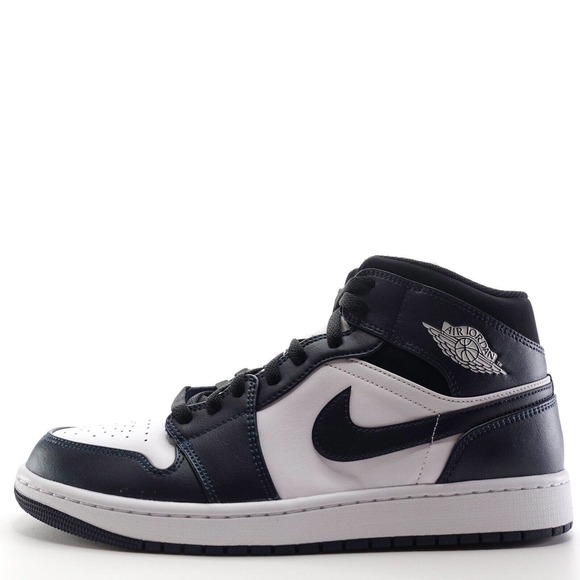 Nike Air Jordan 1 Mid Armory Navy White Black Sneakers 554724-411 Men’s Size 12 main image 8